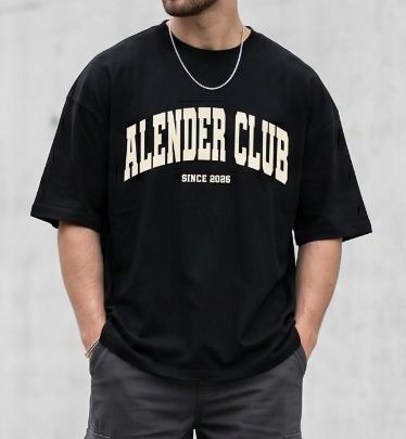 [ADM] Camiseta oversize 200g alender club
